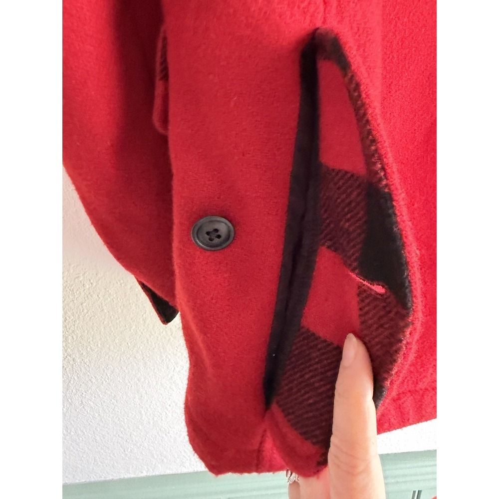 Vintage Polo Ralph Lauren Wool Hunting Jacket Size M VTG Red Heavy 1980s - Picture 14 of 15